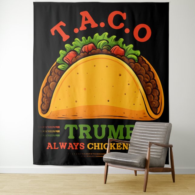 Tapiz Taco Trump siempre se esfuma (In situ)