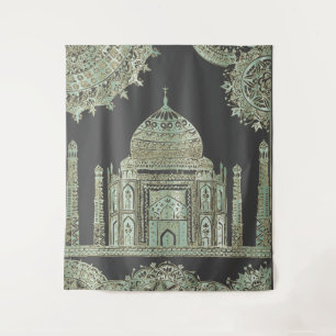 Tapiz Taj Mahal - Estilo bohemio oriental