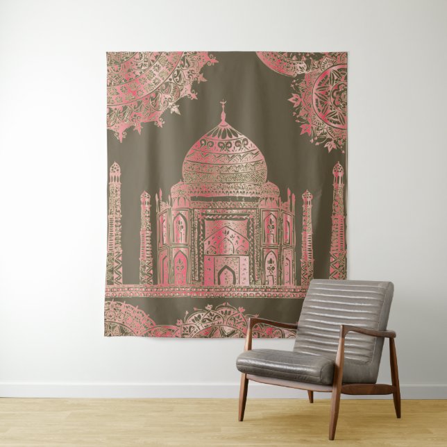 Tapiz Taj Mahal - Estilo bohemio oriental (In situ)