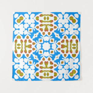 Tapiz Talavera mexicana ornamental tradicional. Universa