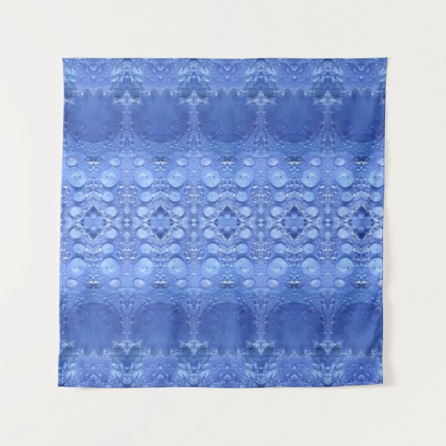Tapiz También Ikat Azul (Anverso)