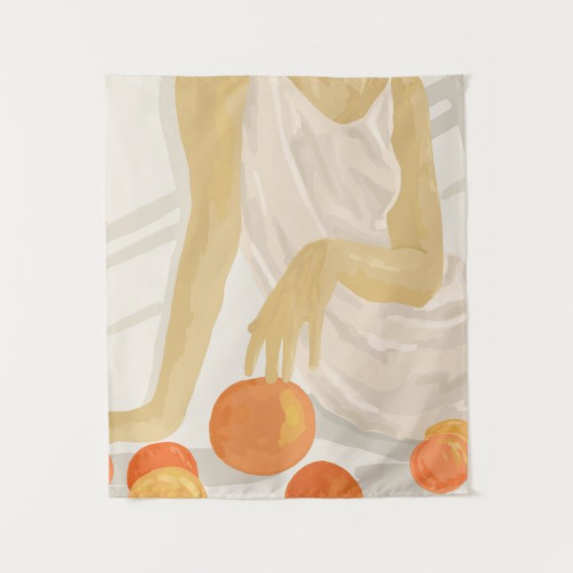 Tapiz Tangerine Grace (Anverso)