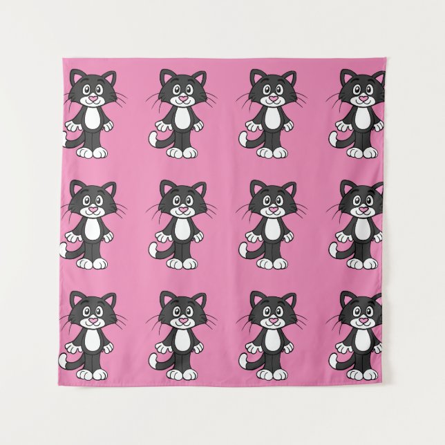 TAPIZ TAPESTRÍA CUTE CAT (Anverso)