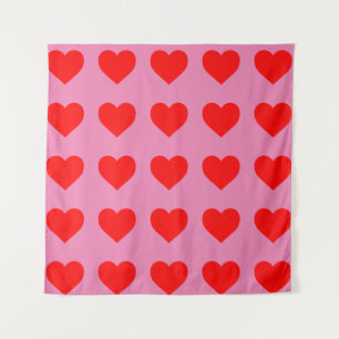 TAPIZ TAPESTRÍA DE CORAZONES
