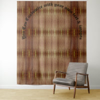 Tapestries estampados de madera