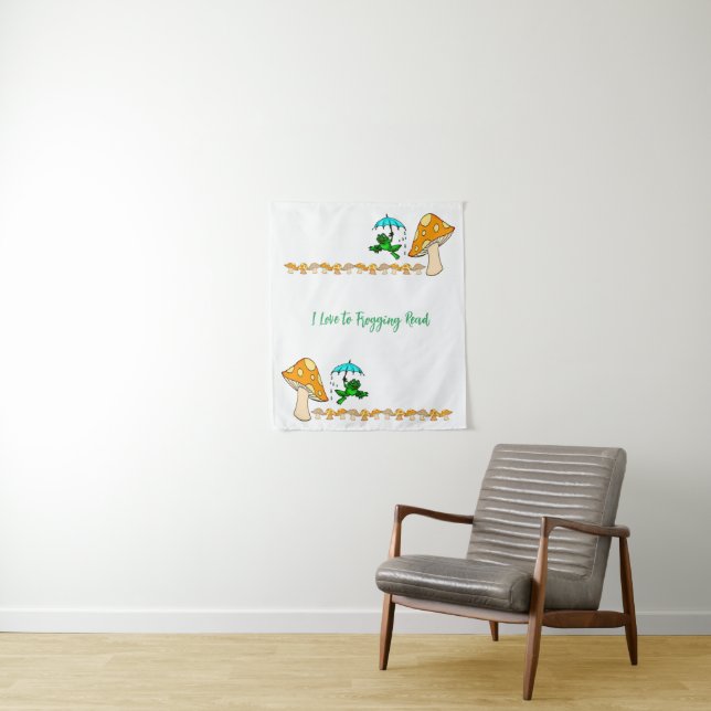 Tapiz Tapestries Froting Read Mushroom (In situ)