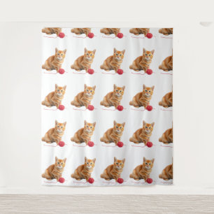 Tapiz Tapestries Mascota Gato y gato gracioso