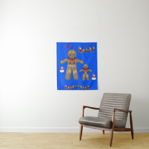 Tapiz Tapestries Navidades Gingerbread Man