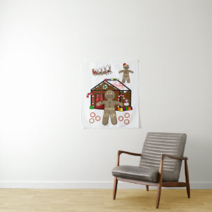 Tapiz Tapestries Navidades Gingerbread Man