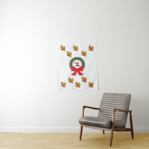 Tapiz Tapestries Navidades Gingerbread Man