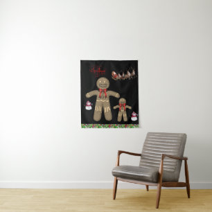 Tapiz Tapestries Navidades Gingerbread Man