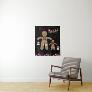 Tapiz Tapestries Navidades Gingerbread Man