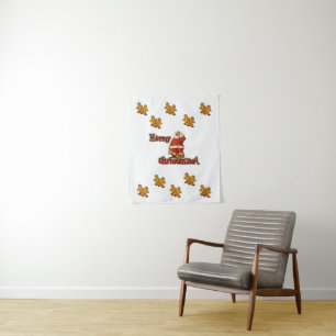 Tapiz Tapestries Navidades Gingerbread Man
