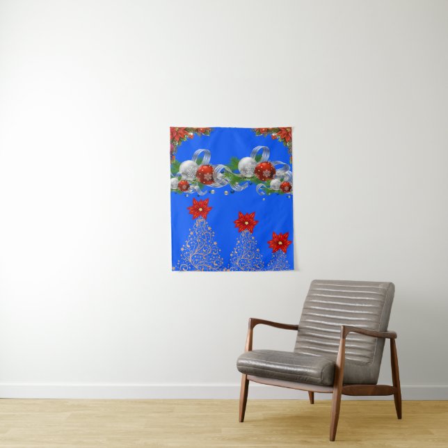 Tapiz Tapestries Poinsettia (In situ)