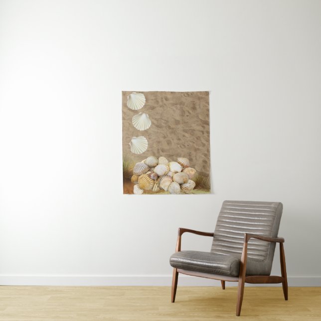 Tapiz Tapestries Sand Beach Clams (In situ)