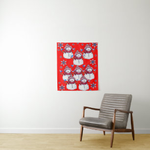 Tapiz Tapestries Snowman
