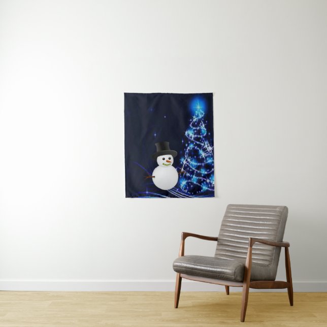 Tapiz Tapestries Snowman (In situ)