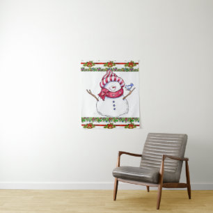 Tapiz Tapestries Snowman