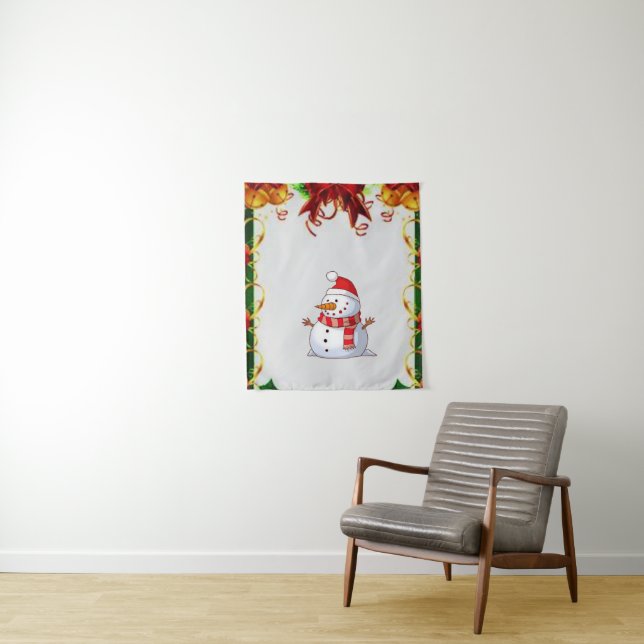 Tapiz Tapestries Snowman (In situ)