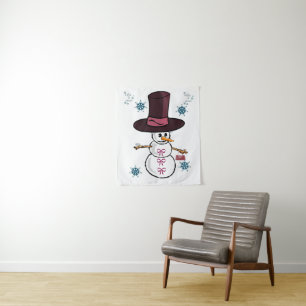 Tapiz Tapestries Snowman