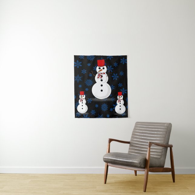 Tapiz Tapestries Snowman (In situ)