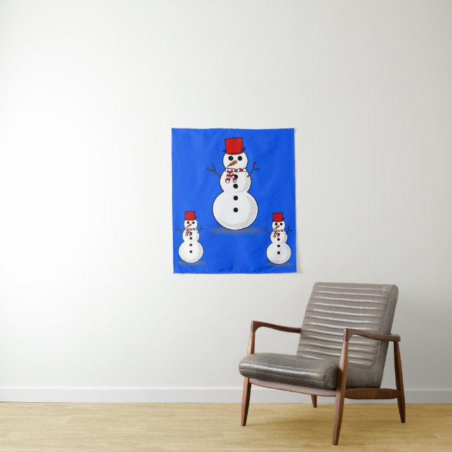 Tapiz Tapestries Snowman (In situ)