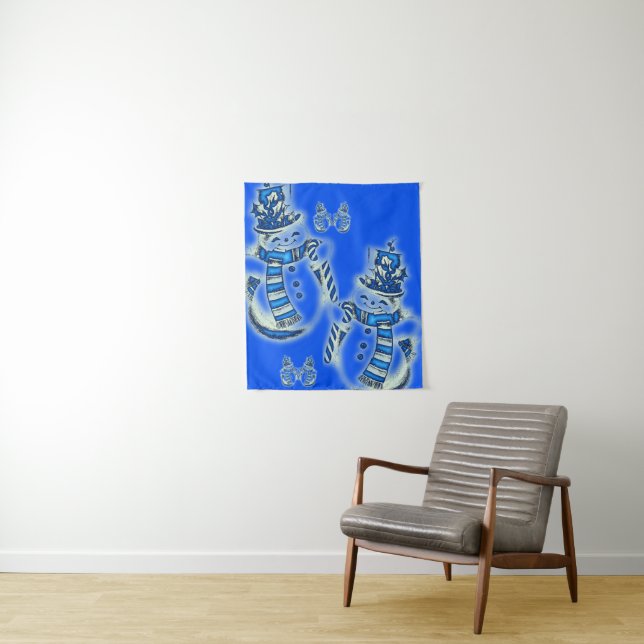 Tapiz Tapestries Snowman (In situ)