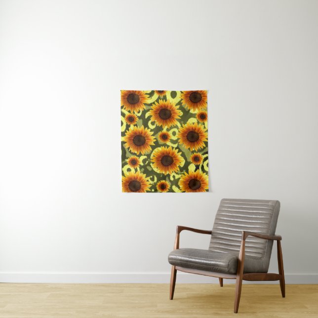 Tapiz Tapestries Sunflower (In situ)