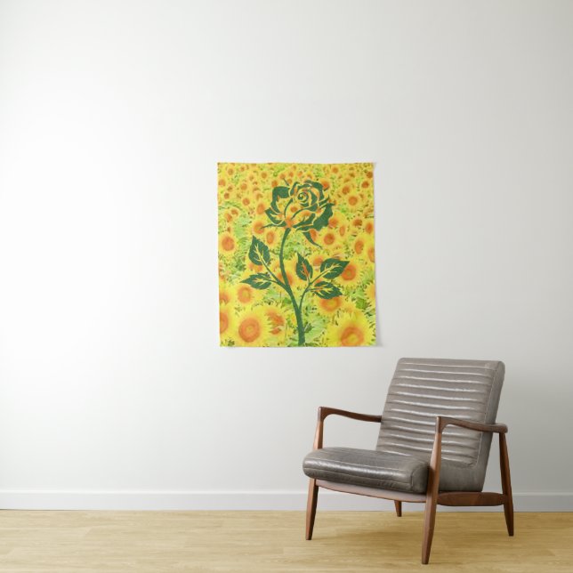 Tapiz Tapestries Sunflower (In situ)