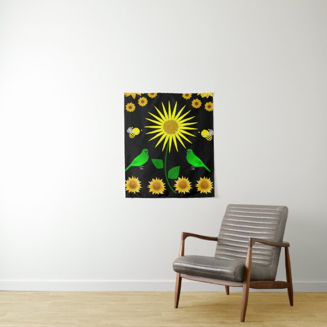 Tapiz Tapestries Sunflower (In situ)