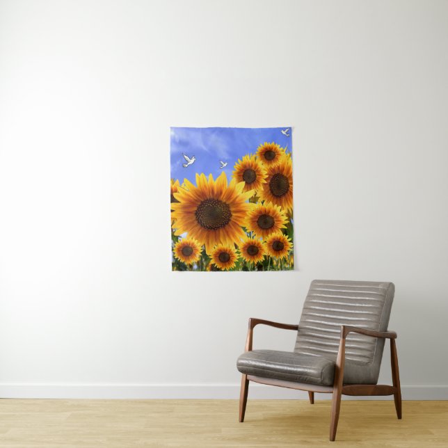 Tapiz Tapestries Sunflower (In situ)