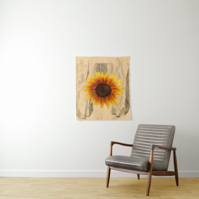 Tapiz Tapestries Sunflower (In situ)