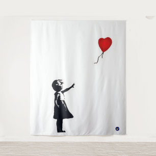 Tapiz Tapestry Hope Balloon Girl