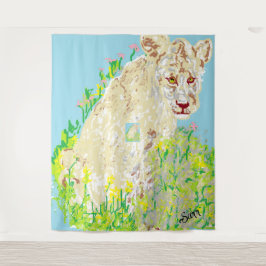 Tapiz Tapestry : Lion's den 