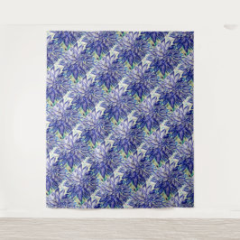 Tapiz Tapestry Rare Blue Dahlia