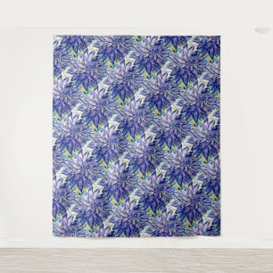 Tapiz Tapestry Rare Blue Dahlia