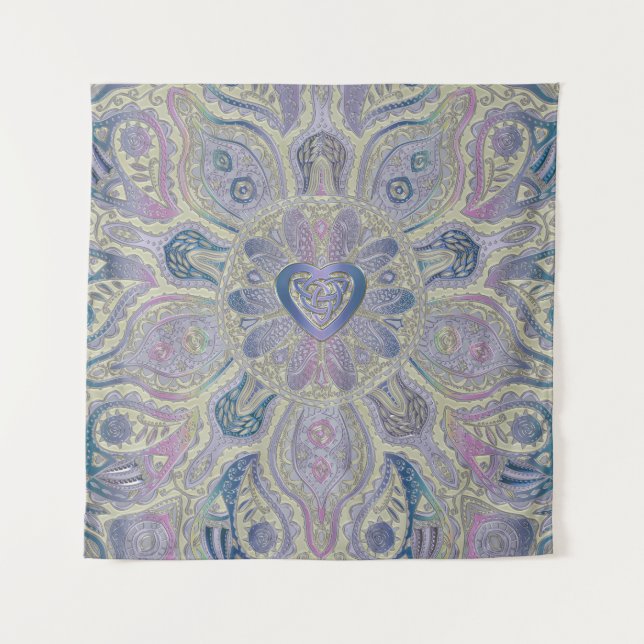 Tapiz Tapicería céltica de la pared de la mandala del (Anverso)