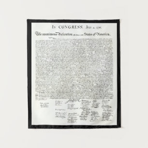 Tapiz Tapicería de la pared de la Declaración de