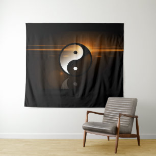 Tapiz Tapicería de la pared de Yin y de Yang