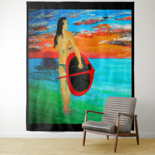 Tapiz tapicería de pared bubblepacífico, verano