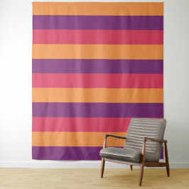 Tapiz Tapicería de patrón de bandas tricolorantes