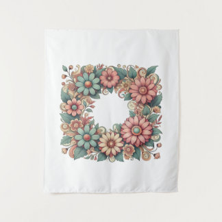 Tapiz tapicería floral