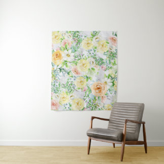Tapiz Tapicería media fuerte de la pared de la floración