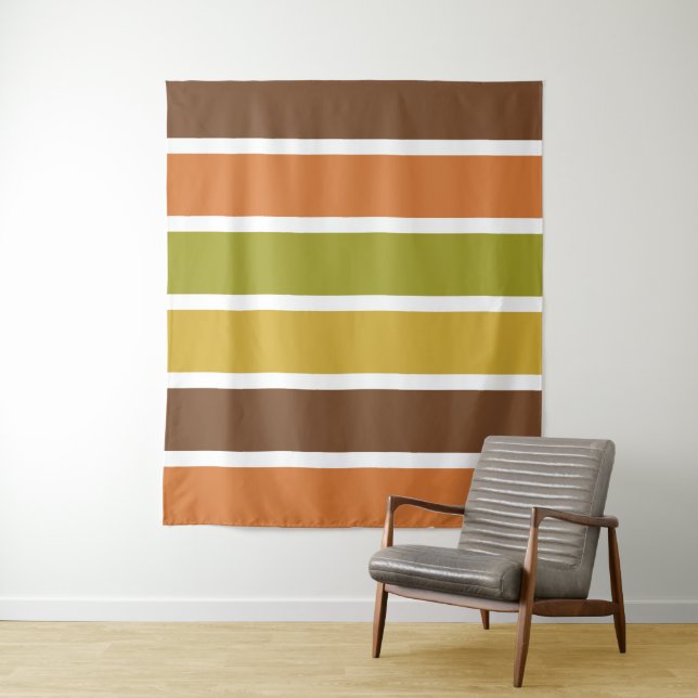 Tapiz Tapicería Retro Stripes (In situ)