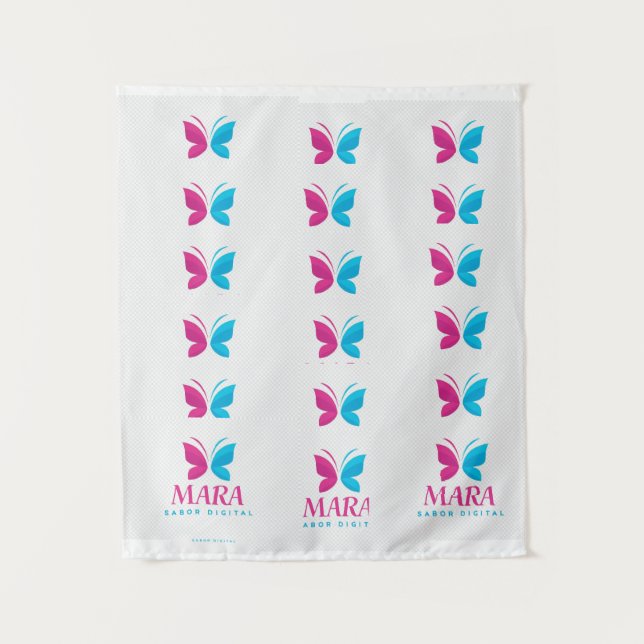 Tapiz “Tapiz MARA Digital Glow” (Anverso)