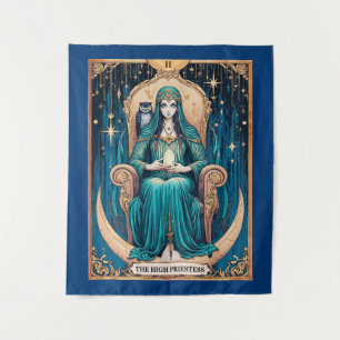Tapiz Tarjeta Tarot, la alta sacerdotisa 2