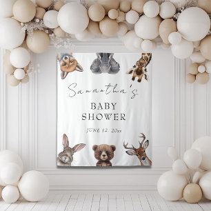 Tapiz Tarjetas y regalos para baby shower de adorables a