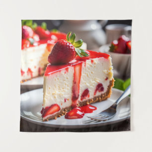 Tapiz Tarta de queso con fresa