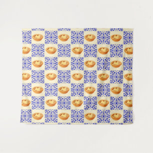Tapiz Tarta Portuguesa y Azulejos