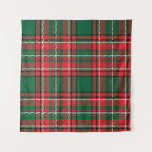 Tapiz Tartán tradicional: tónica rojizo-verde de yeso.